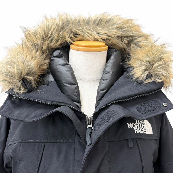 美品□THE NORTH FACE ザ・ノースフェイス ND91807 Antarctika Parka GORE-TEX フーデッド ダウンジャケット ブラック M 正規品 メンズ