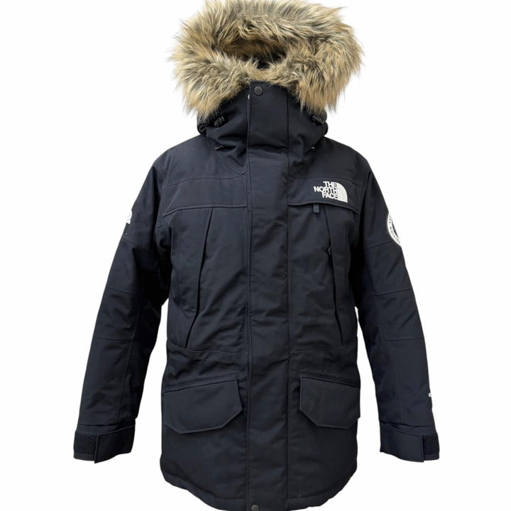 美品□THE NORTH FACE ザ・ノースフェイス ND91807 Antarctika Parka GORE-TEX フーデッド ダウンジャケット ブラック M 正規品 メンズ