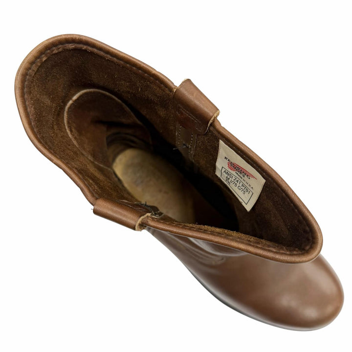良品▼RED WING レッドウィング 1996年製 2276 レザー PT91プリントタグ スチールトゥ ペコスブーツ ブラウン 8.5 EE USA製 メンズ　