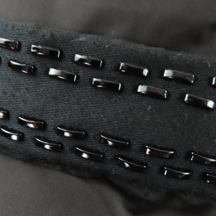 美品☆MONCLER モンクレール 22-23AW AUBIGNY ロゴワッペン・フード付 ダウンコート 黒 0 ハンガー・ガーメント付 正規品　レディース