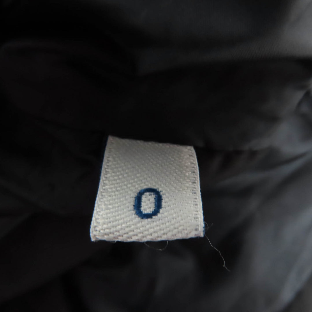 美品☆MONCLER モンクレール 22-23AW AUBIGNY ロゴワッペン・フード付 ダウンコート 黒 0 ハンガー・ガーメント付 正規品　レディース