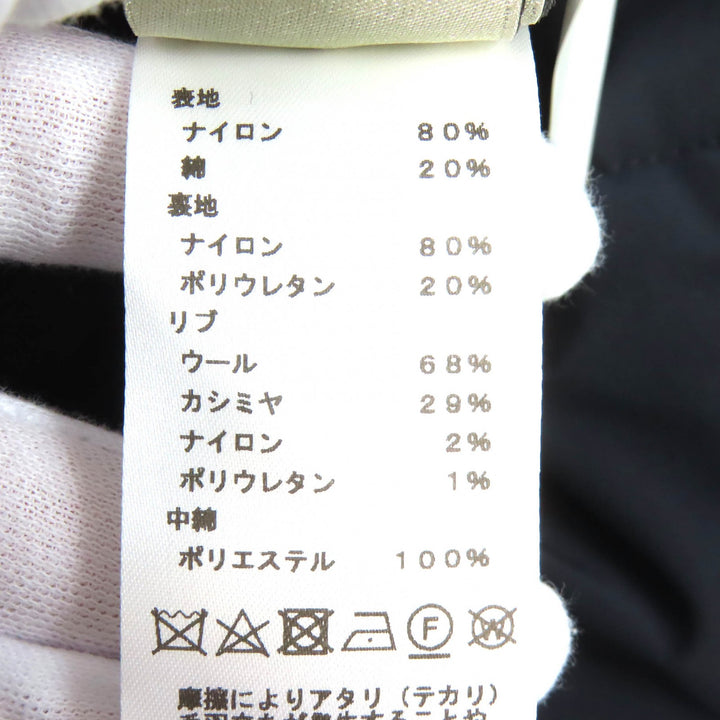 未使用品△HERMES エルメス 24AW 462780HI セリエボタン 中綿 ブルゾン ジャケット ネイビー 44 ハンガー・ガーメント付き 正規品 メンズ