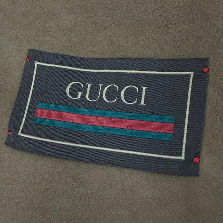 極美品▼GUCCI グッチ 774538 ロゴ入りボタン スムース シングル チェスターコート ブラウン 48 イタリア製 正規品 メンズ