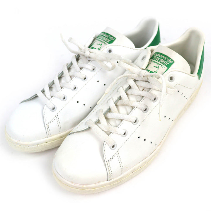極美品△adidas アディダス ヴィンテージ AF1028 スタンスミス 80s ローカットスニーカー デッドストック ホワイト グリーン 7.5 USA製