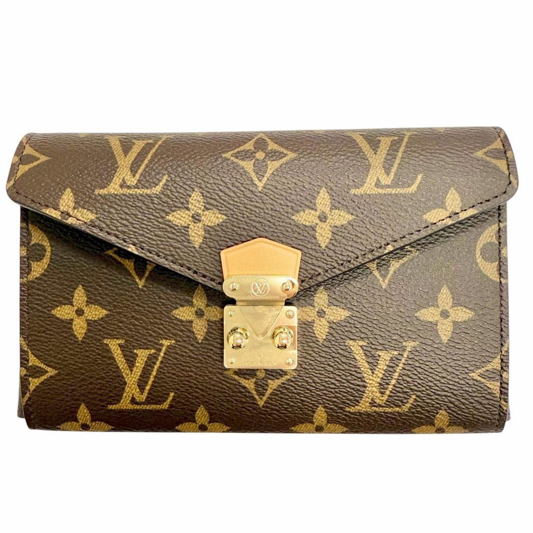 未使用品△LOUIS VUITTON ルイヴィトン LBC001 リップ アイ ブラシセット モノグラムポーチ ミラー付き 定価171600円 箱・保存袋付き