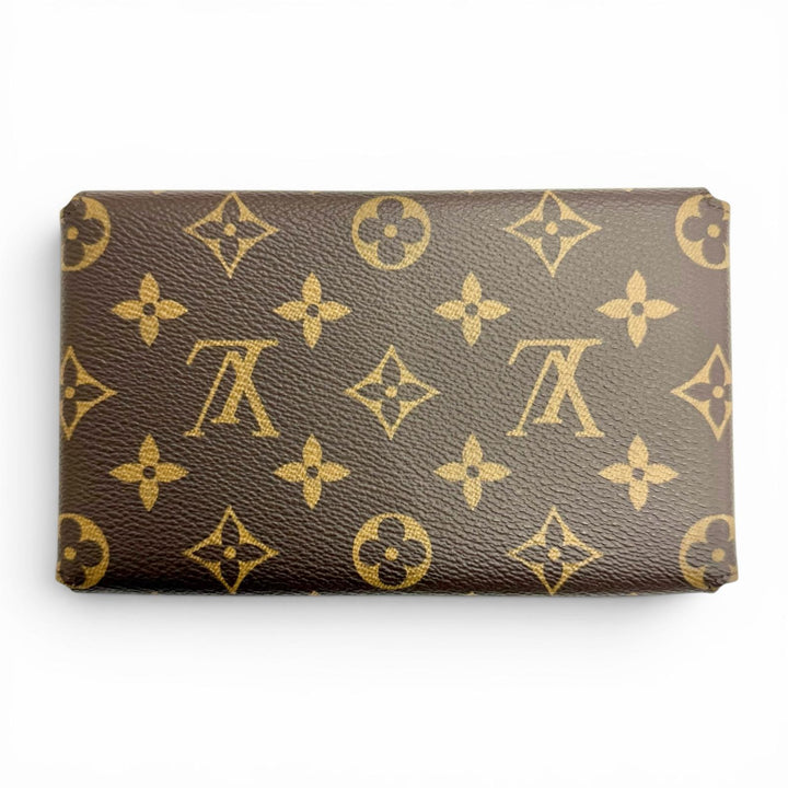 未使用品△LOUIS VUITTON ルイヴィトン LBC001 リップ アイ ブラシセット モノグラムポーチ ミラー付き 定価171600円 箱・保存袋付き