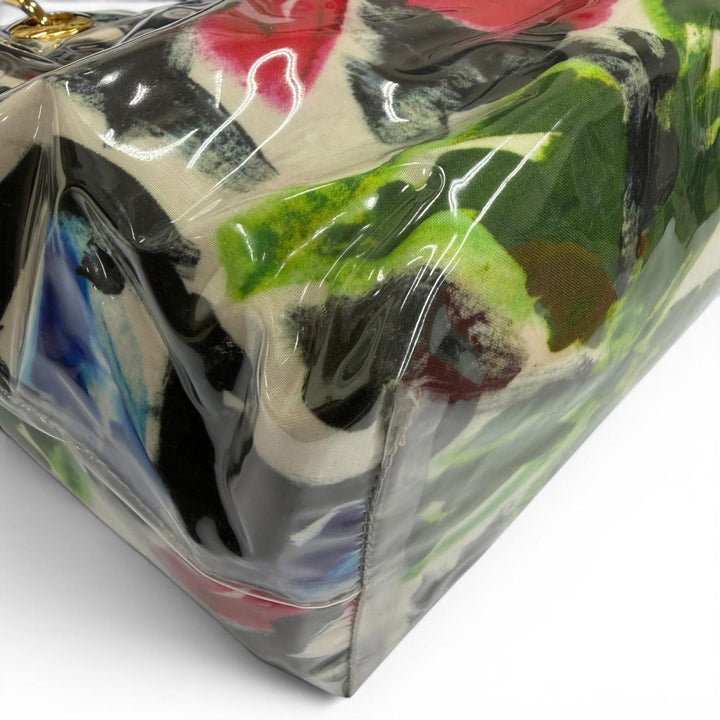 美品☆MARNI マルニ BMMP0013Q1P3425 レザー使い GLOSSY GRIP ALMA ハンドバッグ マルチカラー イタリア製 レディース 保存袋付き