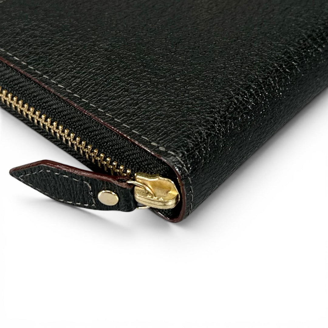 未使用品▲Vivienne Westwood ヴィヴィアンウエストウッド 3118C9A1 ビッグオーブ レザーウォレット 長財布 ブラック レディース 箱付き