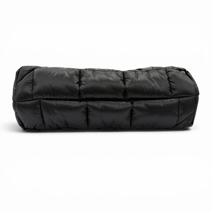 極美品◇EMPORIO ARMANI エンポリオ アルマーニ ポーチ付き ロゴショルダー キルティング レザーハンドル 2WAY ショルダー トートバッグ