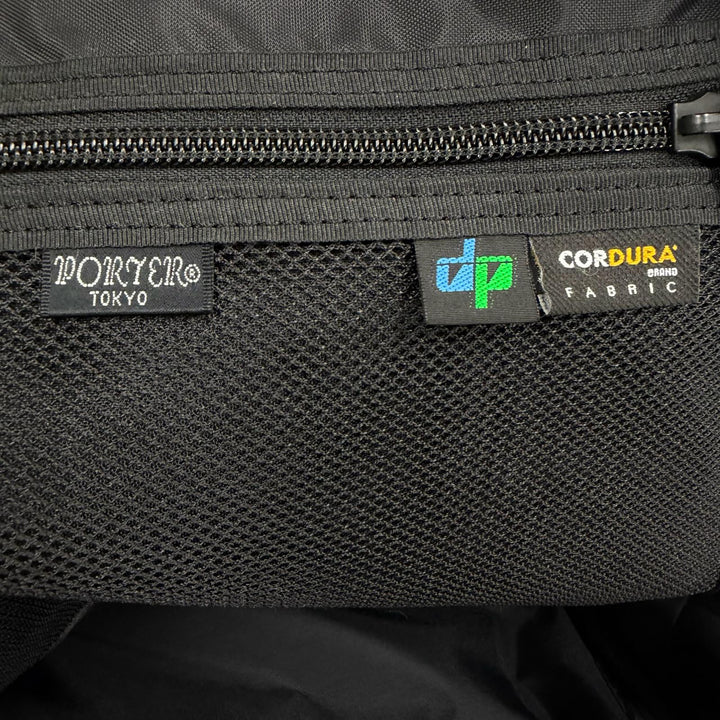 美品▼PORTER ポーター 737-17806 HYBRID DAYPACK ハイブリッド X-PACコーデュラナイロン リュックサック デイパック ブラック メンズ