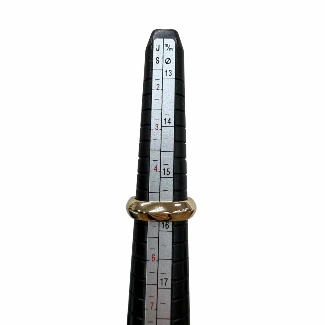 極美品▼LION HEART ライオンハート K18 ロゴ刻印 リング 指輪 ゴールド JP9号 重量9.48g メンズ レディース アクセサリー