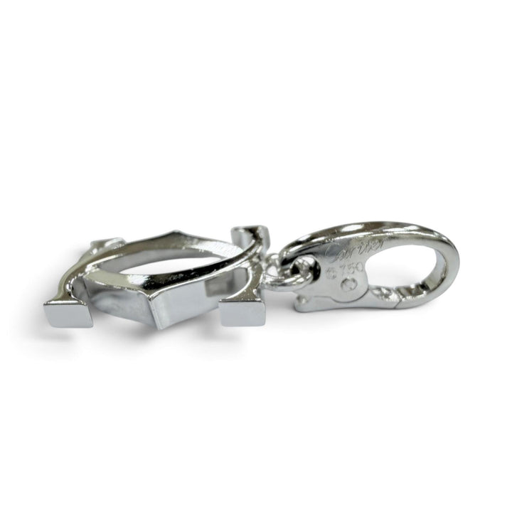 極美品☆Cartier カルティエ BR1846 2C チャーム 750(WG) ペンダントトップ ホワイトゴールド 重量2.43g レディース
