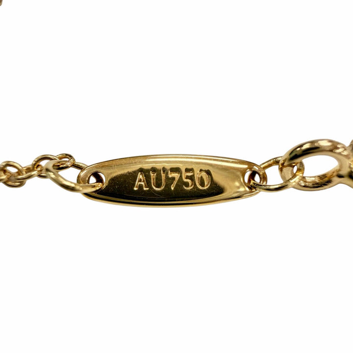 美品◇TIFFANY&amp;Co. ティファニー バイザヤード エルサペレッティ 750 YG 1P ダイヤ約0.12ct 枠直径約4.73mm ネックレス 重量1.94g 箱付き