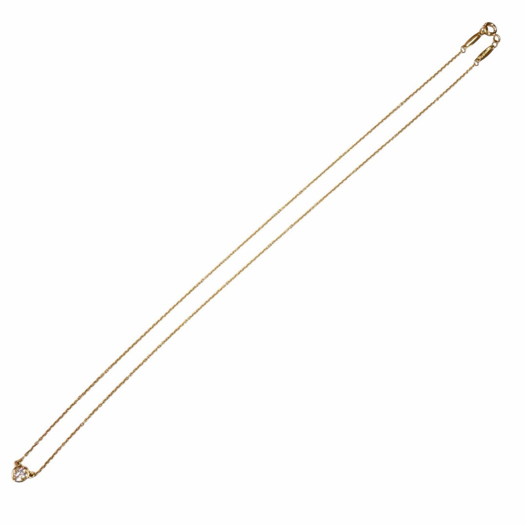 美品◇TIFFANY&amp;Co. ティファニー バイザヤード エルサペレッティ 750 YG 1P ダイヤ約0.12ct 枠直径約4.73mm ネックレス 重量1.94g 箱付き