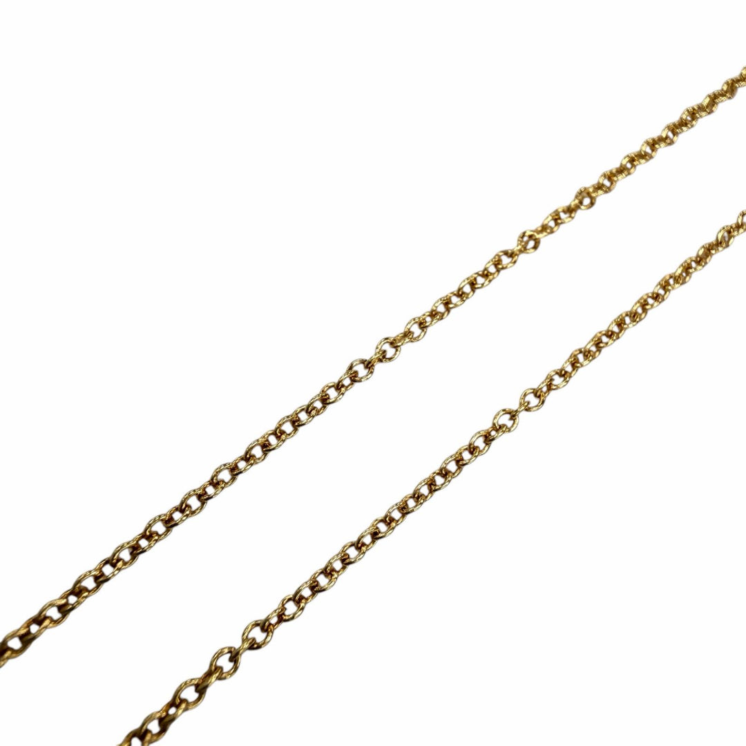 美品◇TIFFANY&amp;Co. ティファニー バイザヤード エルサペレッティ 750 YG 1P ダイヤ約0.12ct 枠直径約4.73mm ネックレス 重量1.94g 箱付き