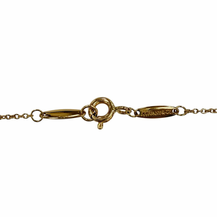 美品◇TIFFANY&amp;Co. ティファニー バイザヤード エルサペレッティ 750 YG 1P ダイヤ約0.12ct 枠直径約4.73mm ネックレス 重量1.94g 箱付き