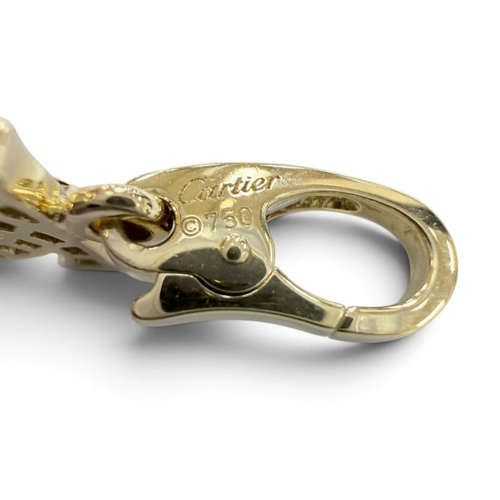 極美品☆Cartier カルティエ PN4237 2C ダイヤ チャーム 750(YG）ダイヤモンド ペンダントトップ イエローゴールド 重量2.16g レディース