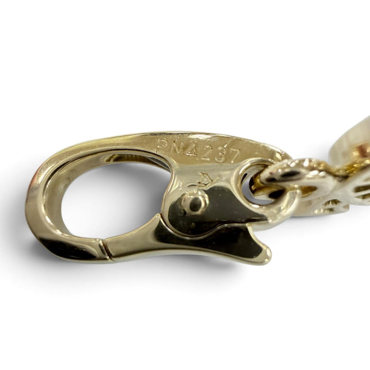 極美品☆Cartier カルティエ PN4237 2C ダイヤ チャーム 750(YG）ダイヤモンド ペンダントトップ イエローゴールド 重量2.16g レディース