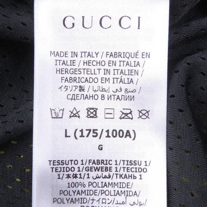 未使用品□GUCCI グッチ 23AW 752157 GGジャージー ジップパーカー カスタムジャケット ブルゾン ベージュ ネイビー L イタリア製 正規品
