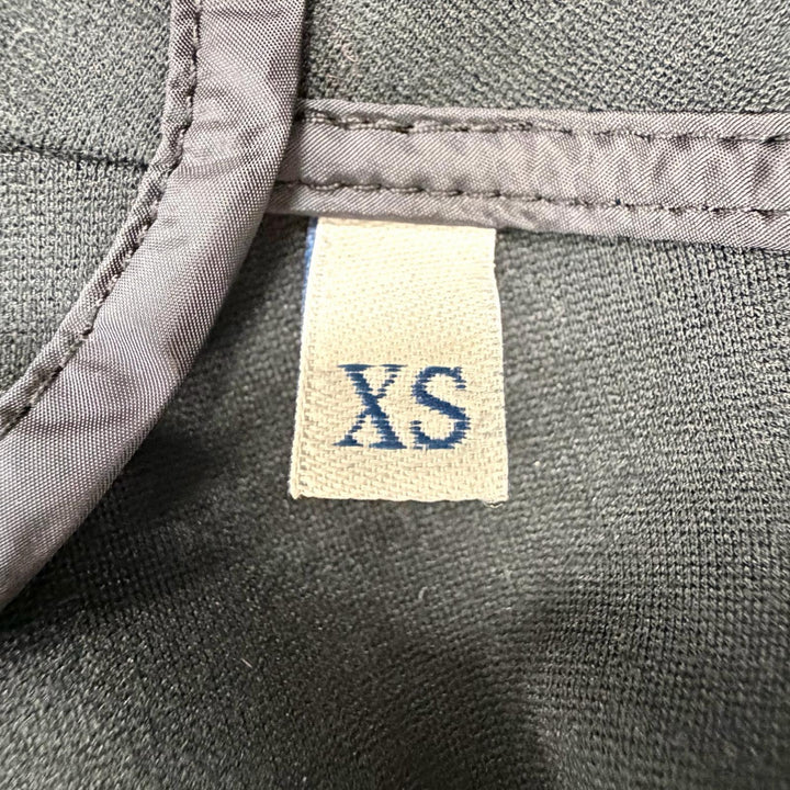 美品◇MONCLER モンクレール J10938G00037 ダブルジップ ロゴワッペン付 ストレッチ ジャケット ブルゾン 黒 XS 正規品 レディース