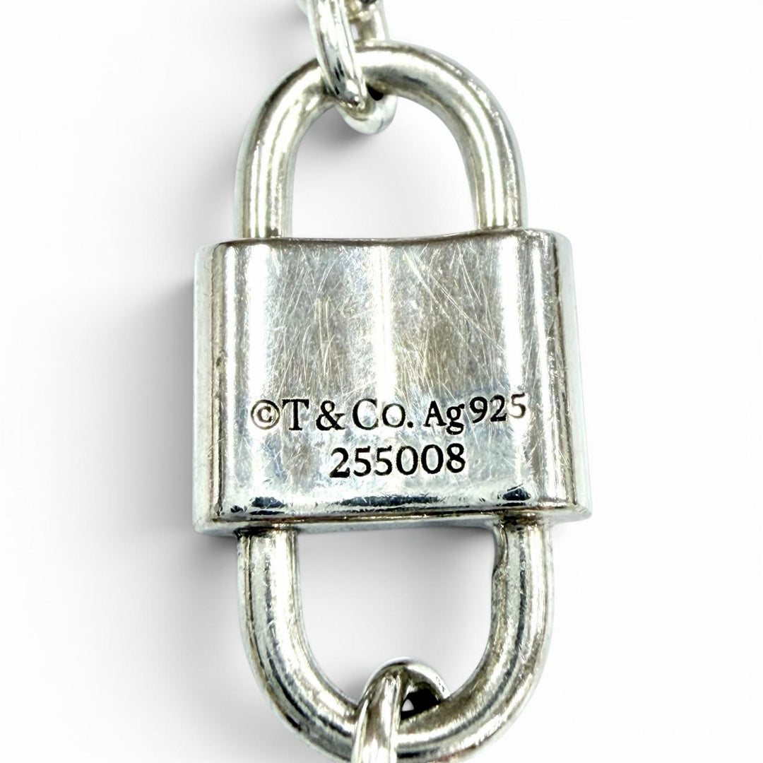 美品◇TIFFANY&amp;Co. ティファニー 1837 スモール ダブルロック AG925 ブレスレット シルバー アクセサリー 重量6.89g レディース 袋付き