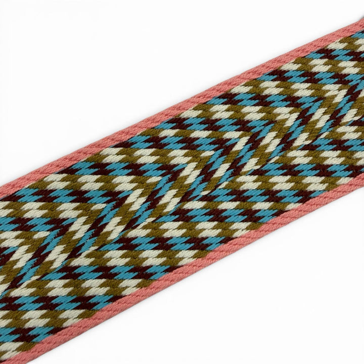 美品☆HERMES エルメス バンドリエールサングル シルバー金具 ショルダーストラップ マルチカラー Y刻印 フランス製 レディース