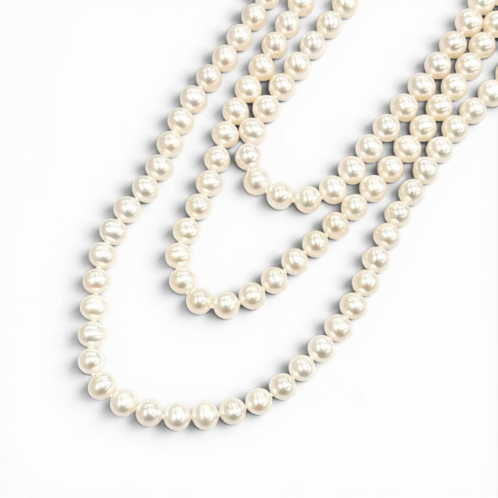 美品★ティファニー ジーグフェルド コレクション パール ラップ ネックレス AG925 全長約204cm 総重量148.5g 定価429000円 箱付