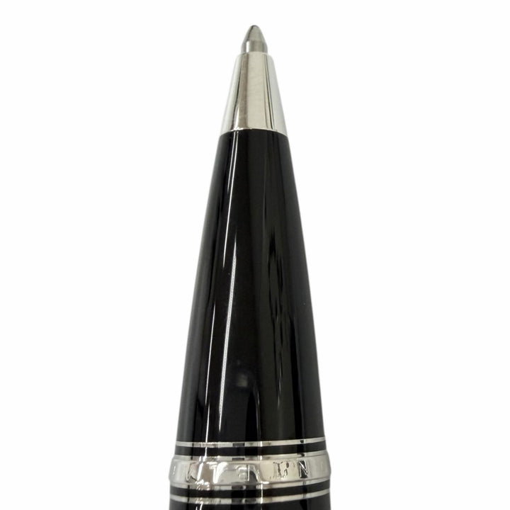極美品□MONTBLANC モンブラン BOHEME ボエム ブルージェムストーン ボールペン ブラック シルバー ドイツ製 メンズ 筆記確認済み