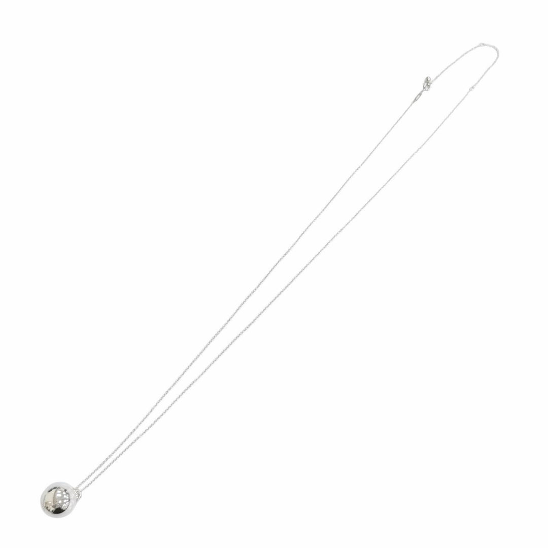 美品△TIFFANY&amp;Co. ティファニー ハードウェア ボール ペンダント ネックレス AG925 直径19mm シルバー 重量14.8g 定価132000円 箱・袋付