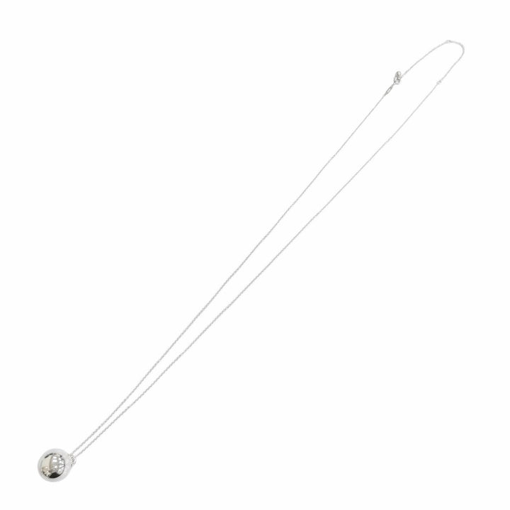 美品△TIFFANY&amp;Co. ティファニー ハードウェア ボール ペンダント ネックレス AG925 直径19mm シルバー 重量14.8g 定価132000円 箱・袋付