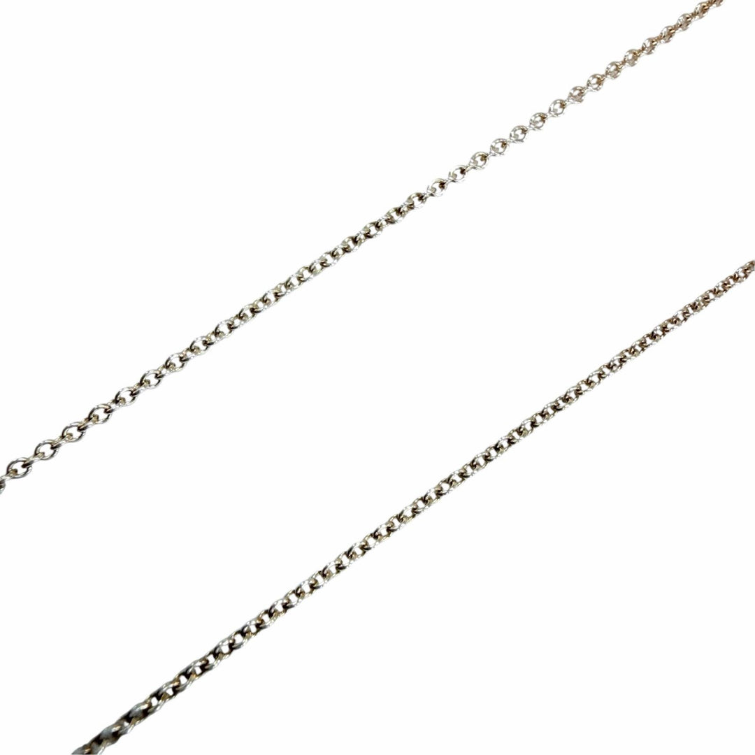 美品☆TIFFANY&amp;Co. ティファニー エルサペレッティ バイザヤード シングル ダイヤモンド ペンダント AG925 シルバー 重量1.6g 箱・保袋付