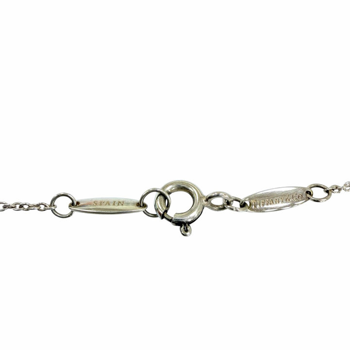 美品☆TIFFANY&amp;Co. ティファニー エルサペレッティ バイザヤード シングル ダイヤモンド ペンダント AG925 シルバー 重量1.6g 箱・保袋付