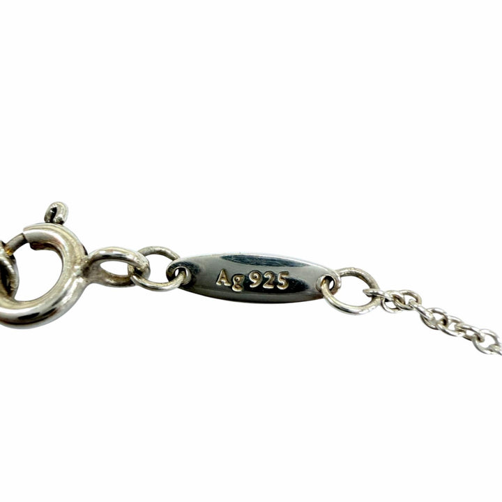 美品☆TIFFANY&amp;Co. ティファニー エルサペレッティ バイザヤード シングル ダイヤモンド ペンダント AG925 シルバー 重量1.6g 箱・保袋付