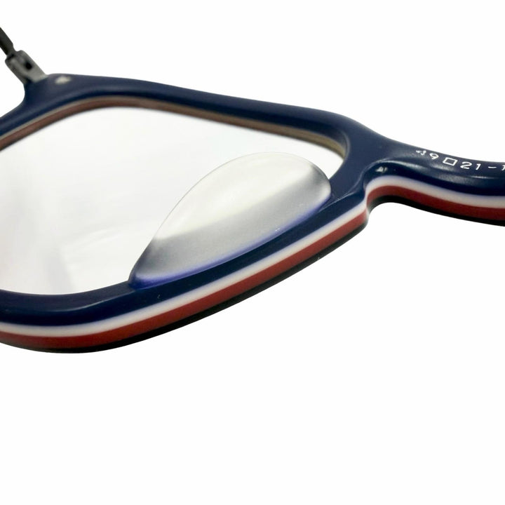 極美品▼THOM BROWNE トムブラウン TB-704-C ウェリントン メガネ 眼鏡 アイウェア マットブラック 49□21-150 日本製 メンズ 箱付き
