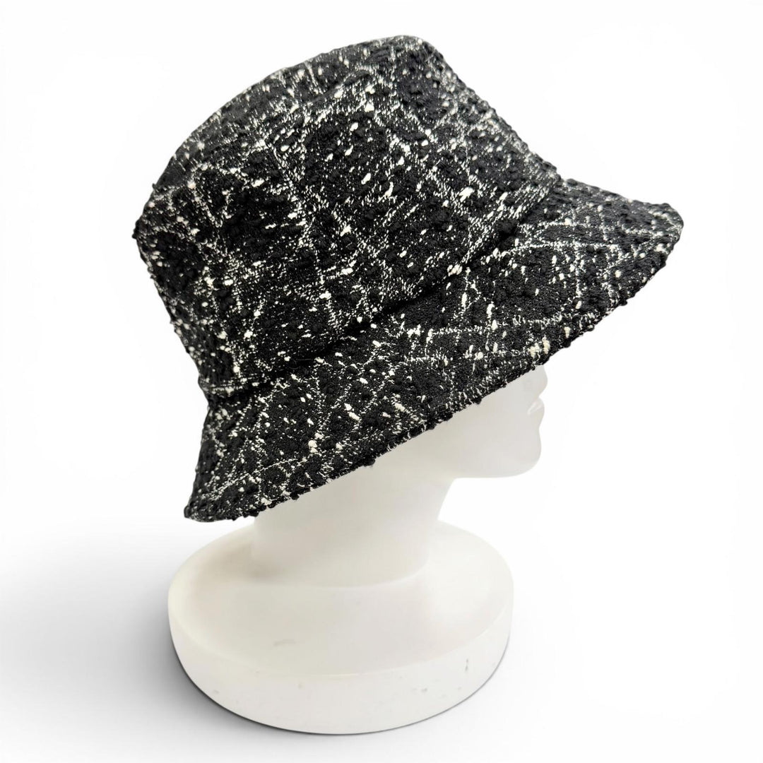 美品△Christian Dior クリスチャンディオール 42TTC923A129 TEDDY-D ボブハット マクロカナージュ バケットハット ブラック 59 正規品