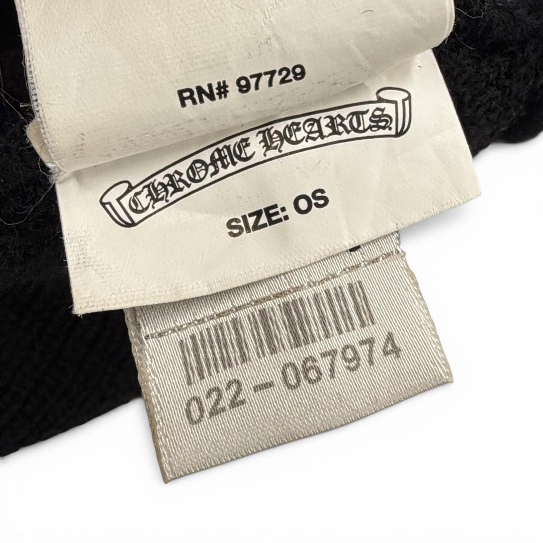 美品▼CHROME HEARTS Dover Street Market クロムハーツ ドーバー ストリート マーケット ホースシュ刺繍 ビーニー ニットキャップ OS
