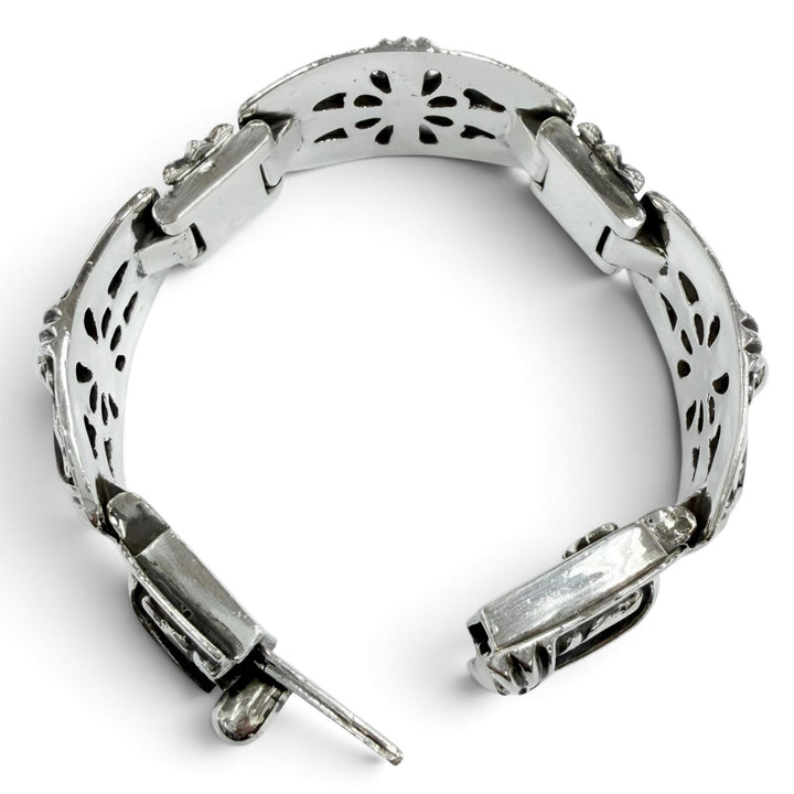 美品●CHROME HEARTS クロムハーツ 4LINK CLASSIC KEEPER LINK BRACELET 4クラシック キーパーリンク 925 ブレスレット 重量161.4g