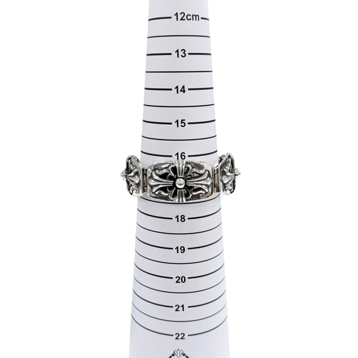 美品●CHROME HEARTS クロムハーツ 4LINK CLASSIC KEEPER LINK BRACELET 4クラシック キーパーリンク 925 ブレスレット 重量161.4g