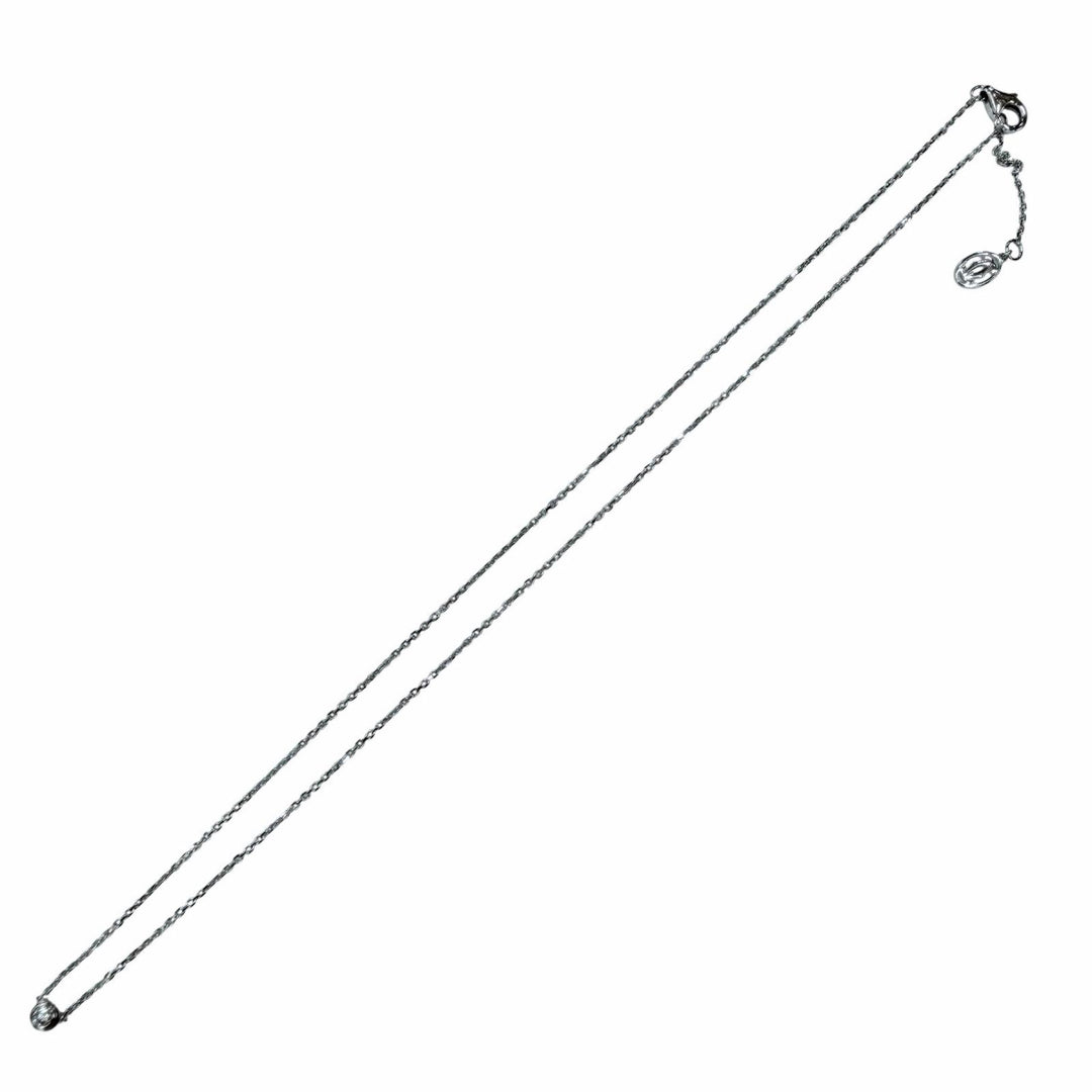 美品◇Cartier カルティエ WFE089 ダムール XS 750 WG 1Pダイヤモンド ネックレス アクセサリー ホワイトゴールド 重量2.4g レディース