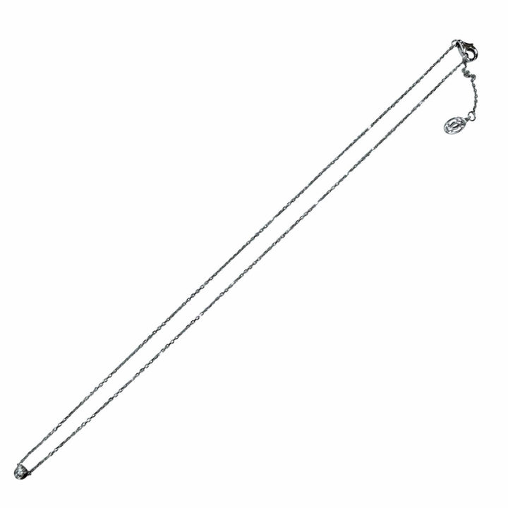 美品◇Cartier カルティエ WFE089 ダムール XS 750 WG 1Pダイヤモンド ネックレス アクセサリー ホワイトゴールド 重量2.4g レディース