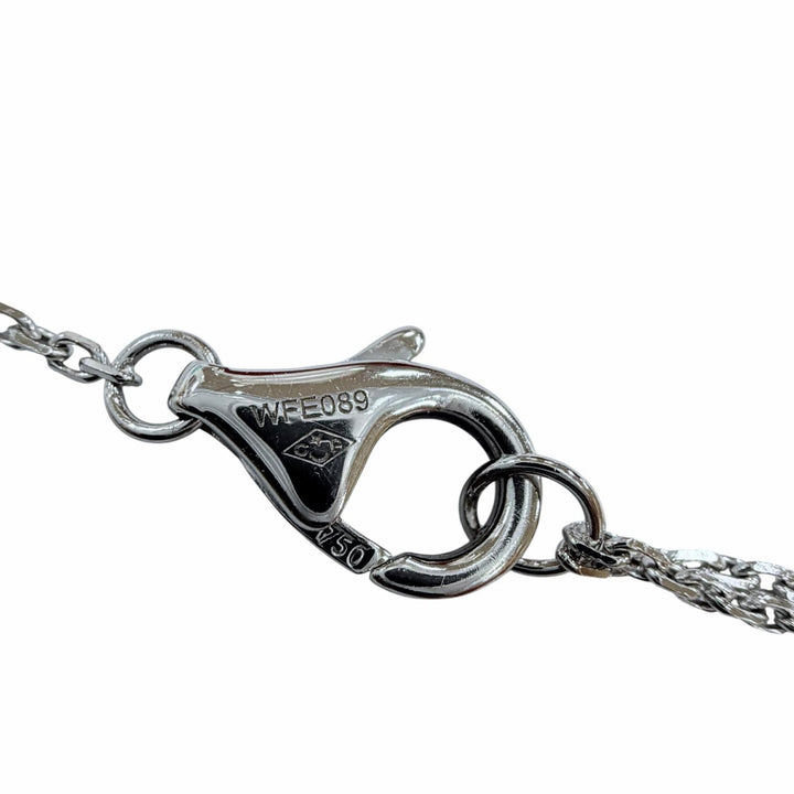美品◇Cartier カルティエ WFE089 ダムール XS 750 WG 1Pダイヤモンド ネックレス アクセサリー ホワイトゴールド 重量2.4g レディース