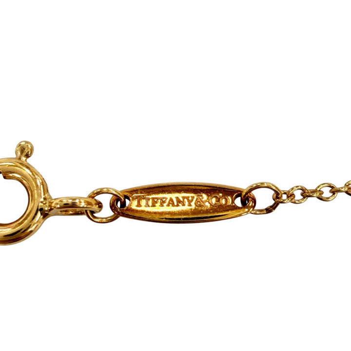美品◇TIFFANY&amp;Co. ティファニー バイザヤード エルサペレッティ 750 PG 1Pダイヤ約0.12ct 枠直径約4.35mm ネックレス 重量1.89g