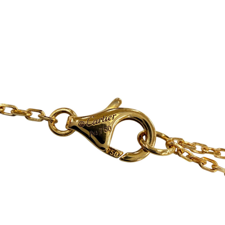 極美品☆Cartier カルティエ REY535 B7215800 ダムール SM ダイヤ ネックレス AU750（YG）2022年8月購入 イエローゴールド 重量2.8g