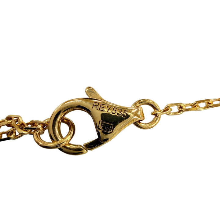 極美品☆Cartier カルティエ REY535 B7215800 ダムール SM ダイヤ ネックレス AU750（YG）2022年8月購入 イエローゴールド 重量2.8g