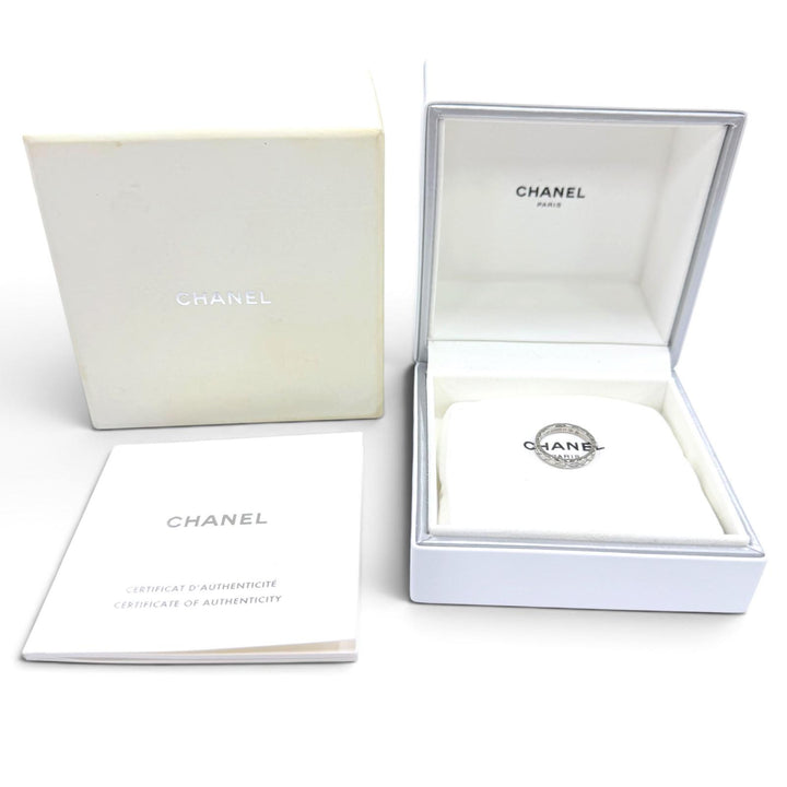 極美品☆CHANEL シャネル J11387 PT950 ダイヤモンド ココクラッシュ 5P ダイヤ リング 証明書付21年6月 プラチナ 44 JP3号相当 重量3.5g