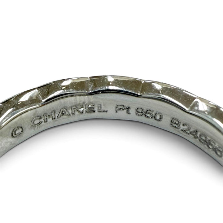 極美品☆CHANEL シャネル J11387 PT950 ダイヤモンド ココクラッシュ 5P ダイヤ リング 証明書付21年6月 プラチナ 44 JP3号相当 重量3.5g
