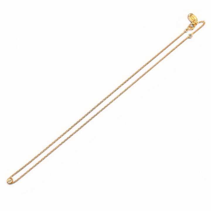 美品★Cartier カルティエ ダムール SM AU750 ダイヤモンド 41.3cm ネックレス ピンクゴールド 総重量2.79g レディース 保存袋付き