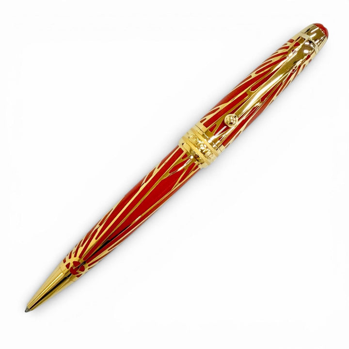 極美△MONTBLANC モンブラン マイスターシュテュック ジ オリジン コレクション ソリテール ミッドサイズ 100周年記念 筆記◎ 定価325600
