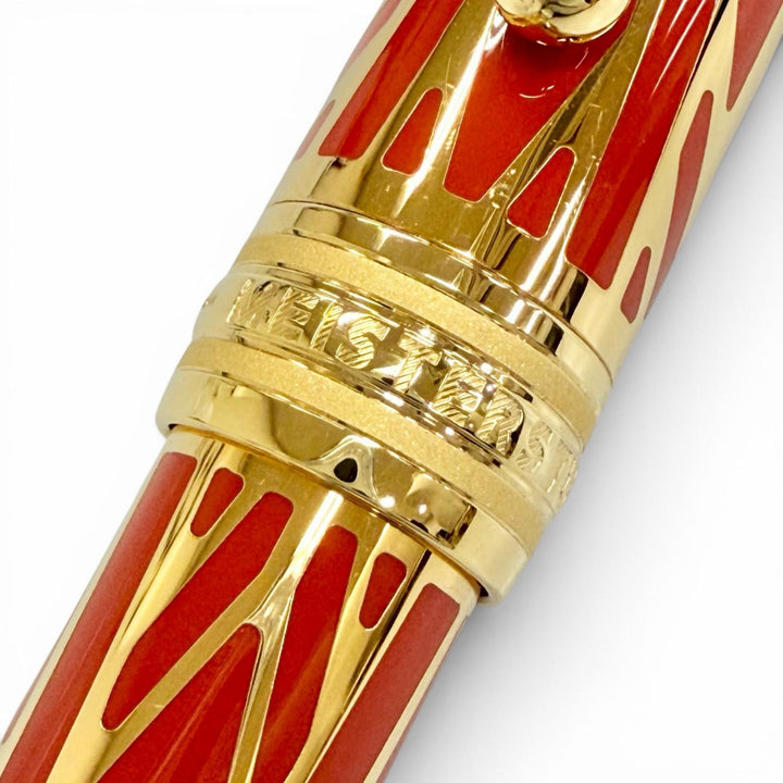 極美△MONTBLANC モンブラン マイスターシュテュック ジ オリジン コレクション ソリテール ミッドサイズ 100周年記念 筆記◎ 定価325600