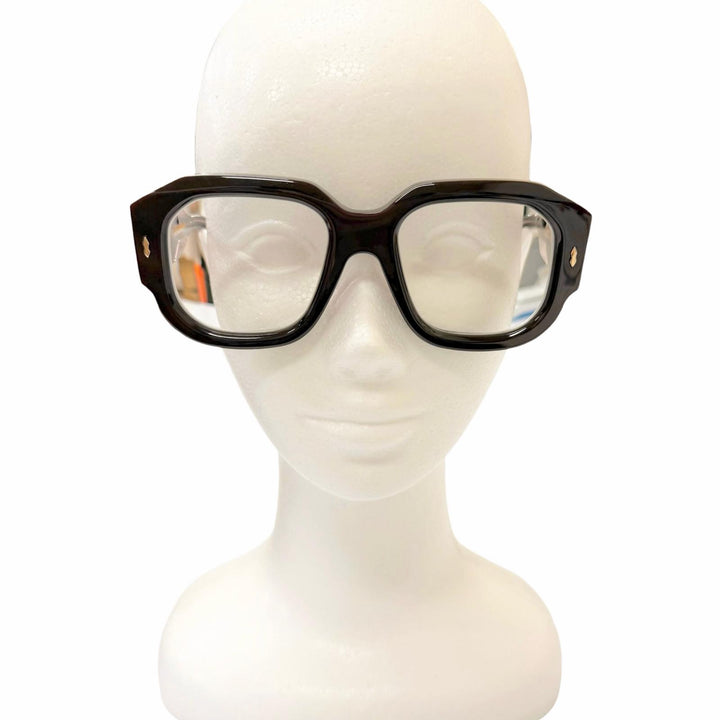 美品□JACQUESMARIEMAGE ジャックマリーマージュ LACY 108/250 メガネ 眼鏡 アイウェア ボルドー 52□22 度入り 日本製 メンズ 箱付き